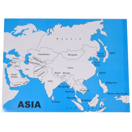 Control Map Asia – Labelled