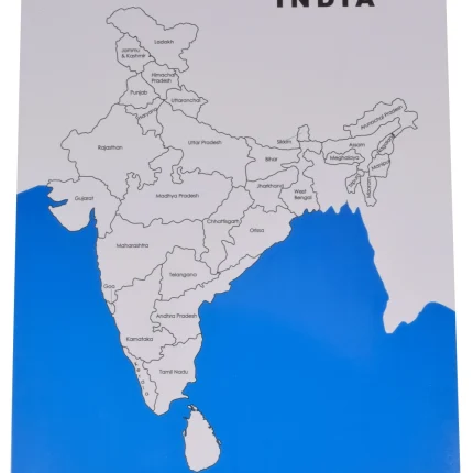 Control Map India – Labelled