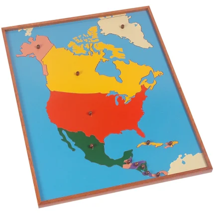 Map Puzzle of North America