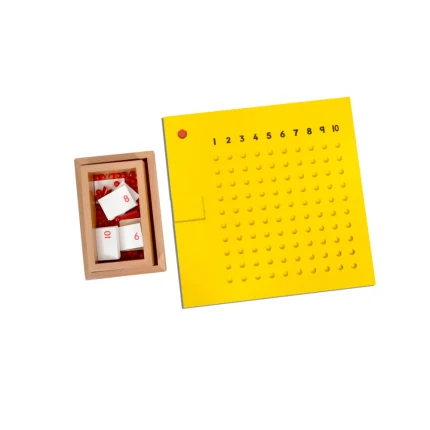 Multiplication Board with Bead Box-(Buy Multiplication Board Get Worksheet Free)