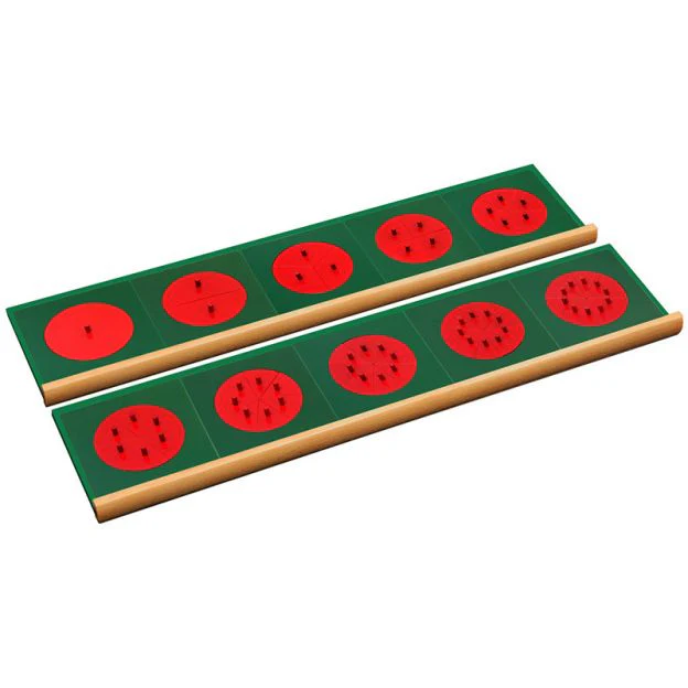 Fraction Circles with Stand – Wooden