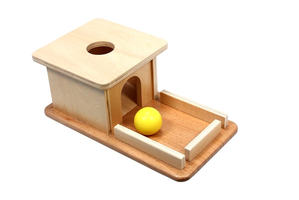 Object Permanence Box with Tray